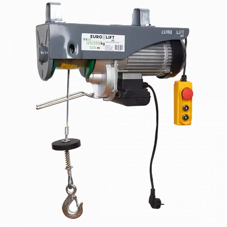 Лебедка электрическая стационарная PA- 250 (г/п 125/250 кг, в/п 12/6 м)